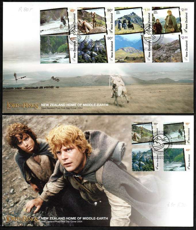 New Zealand clearance of (x7) Lord of the Rings first day covers - as per scans