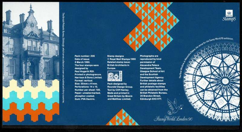 GB 1990 Europa and Glasgow city of culture mint presentation pack no 206.