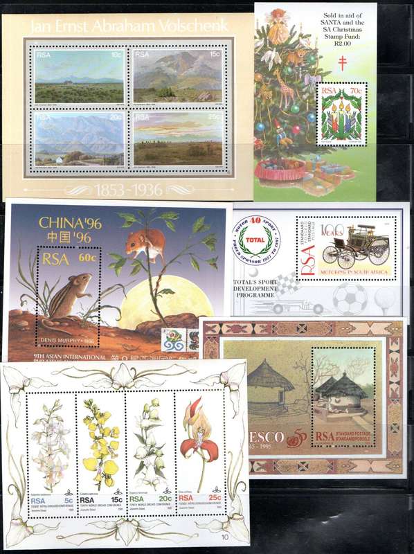 RSA selection of (x70+) umm mini sheets etc - as per (x11) scans - good total cv.