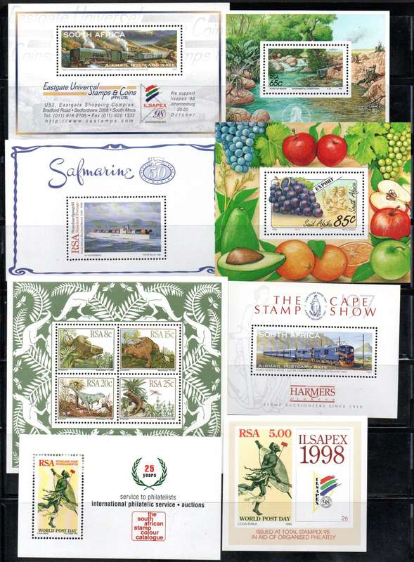 RSA selection of (x70+) umm mini sheets etc - as per (x11) scans - good total cv.
