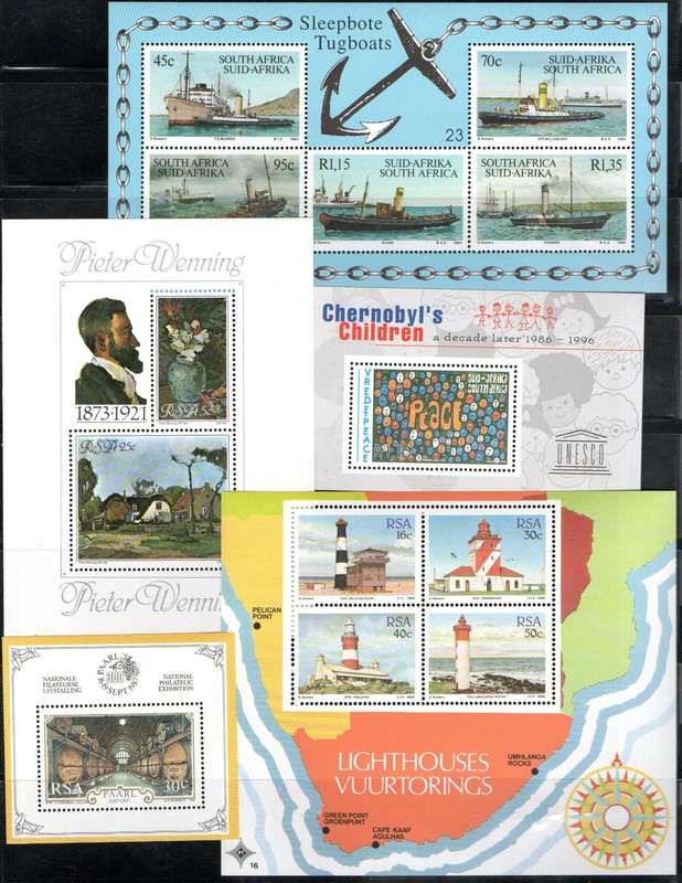 RSA selection of (x70+) umm mini sheets etc - as per (x11) scans - good total cv.