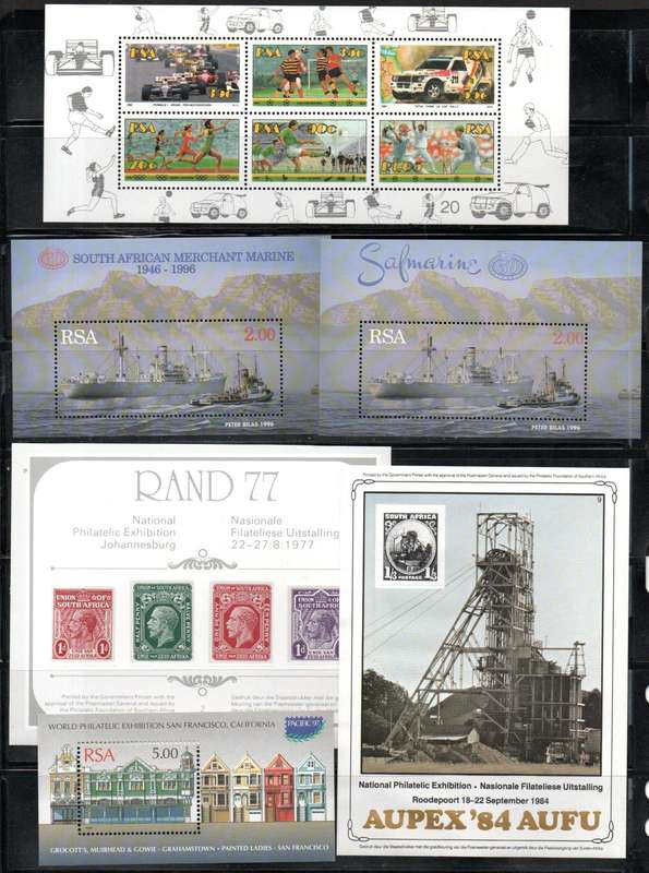 RSA selection of (x70+) umm mini sheets etc - as per (x11) scans - good total cv.