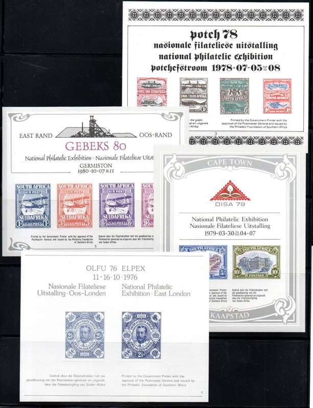 RSA selection of (x70+) umm mini sheets etc - as per (x11) scans - good total cv.