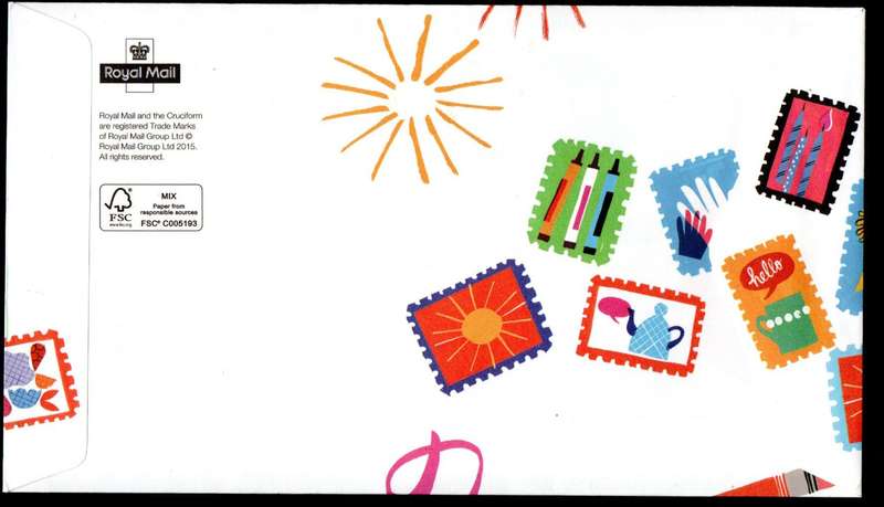 GB 2015 smilers (5th series) mini sheet first day cover (Tallents House)  CV GBP 10.