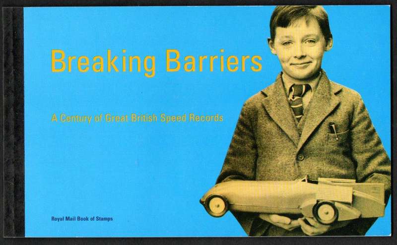 GB 1998 `Breaking barriers` British speed record holders mint booklet. SG DX21. Lovely.