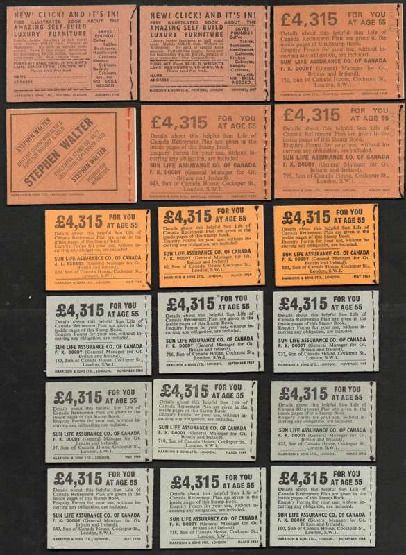 GB selection of (x18) 2s/5s mint/complete booklets - as per scans - good value lot.