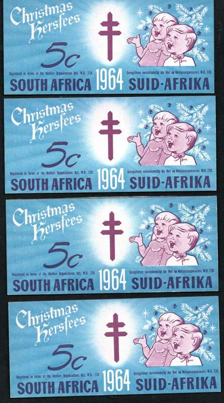 South Africa selection of (x18) Christmas Cinderella booklets  complete - as per scans.