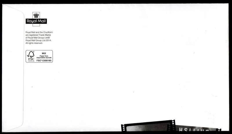 GB 2014 Great British films first day covers (x2) (Tallents House)  CV GBP 15.
