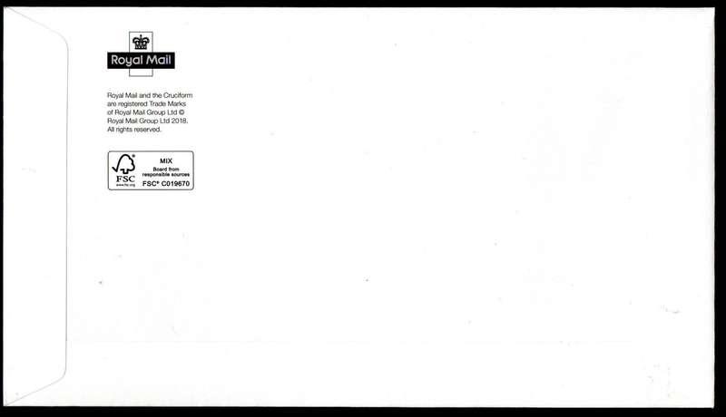 GB 2018 Hampton Court Palace first day covers (x2) (East Molesey)  CV GBP 15.
