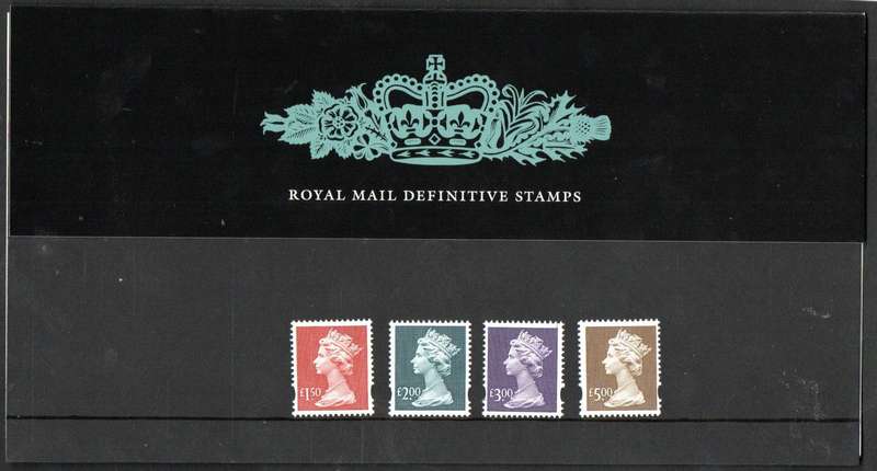 GB 2002 Machin definitive mint presentation pack no 43a  CV GBP 38.