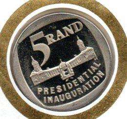 RSA 1994 presidential inauguration (Mandela) coin FDC 6.3c - as per scans.