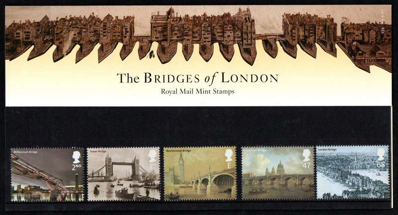 GB 2002 Bridges of London mint presentation pack no 338  CV GBP 30  nice item.