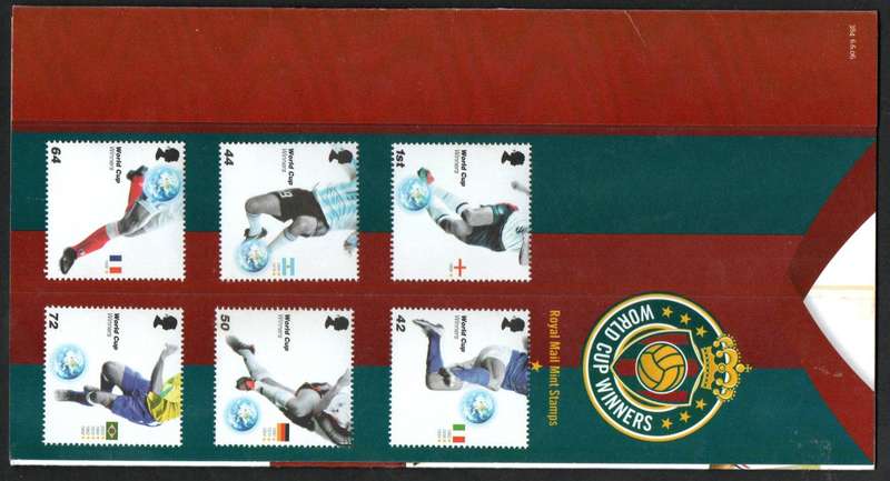 GB 2006 World Cup winners mint presentation pack no 384  as per scans.