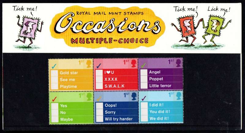GB 2003 greetings stamps  occasions mint presentation pack no M09  as per scans.