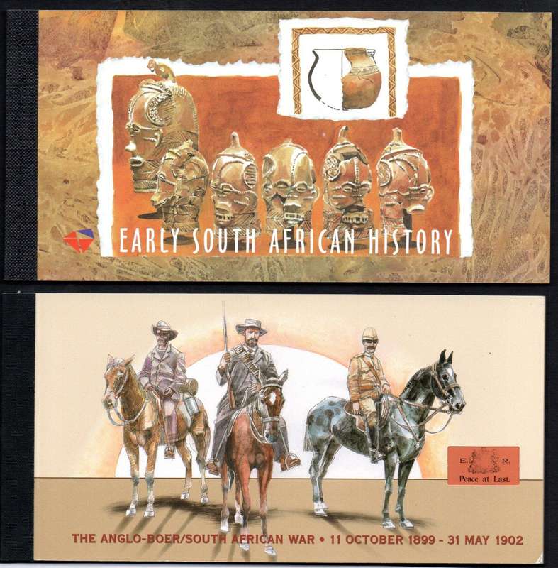 RSA selection of (x2) mint and complete souvenir booklets - total CV R570.