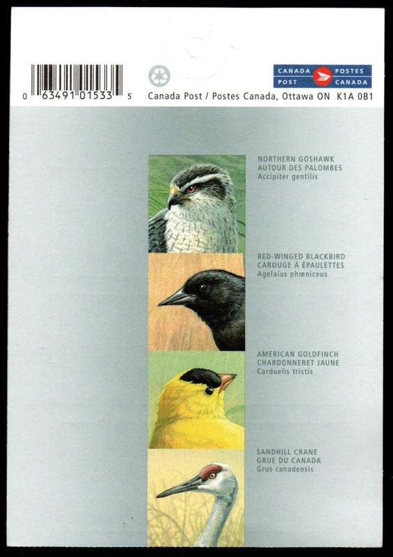 Canada 1999 Birds of Canada mint self-adhesive booklet of (x12) - as per scans - good value.
