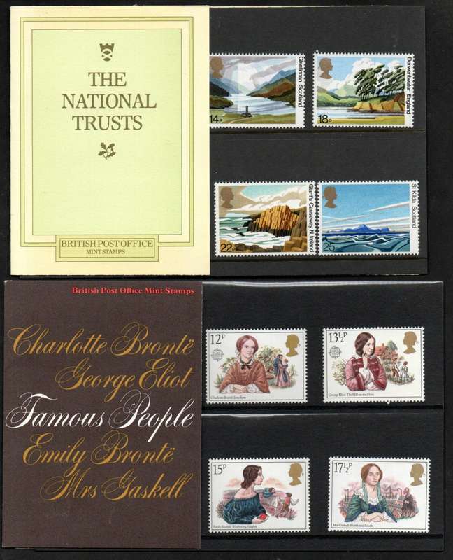 GB selection of (x10) mint presentation packs - as per scans - good value