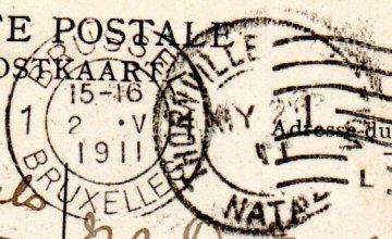 South Africa 1910/11 (X2) Pcards from Canada+Belgium with scarce Thornville Junction postmarks.