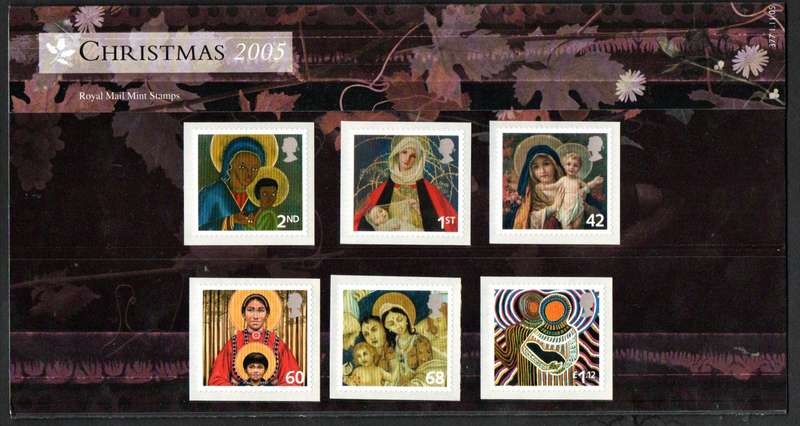 GB 2005 Christmas. Madonna and child mint presentation pack no 377.