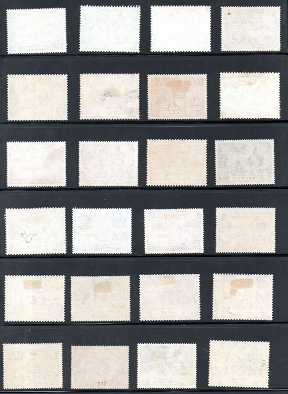 Commonwealth 1949 75th ann of UPU selection of mint/used singles - not complete - condition mixed.
