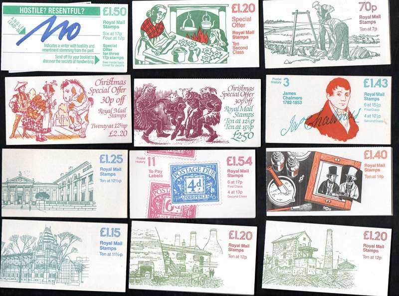 GB clearance of (x62) mint and complete booklets - as per scans - good value lot.