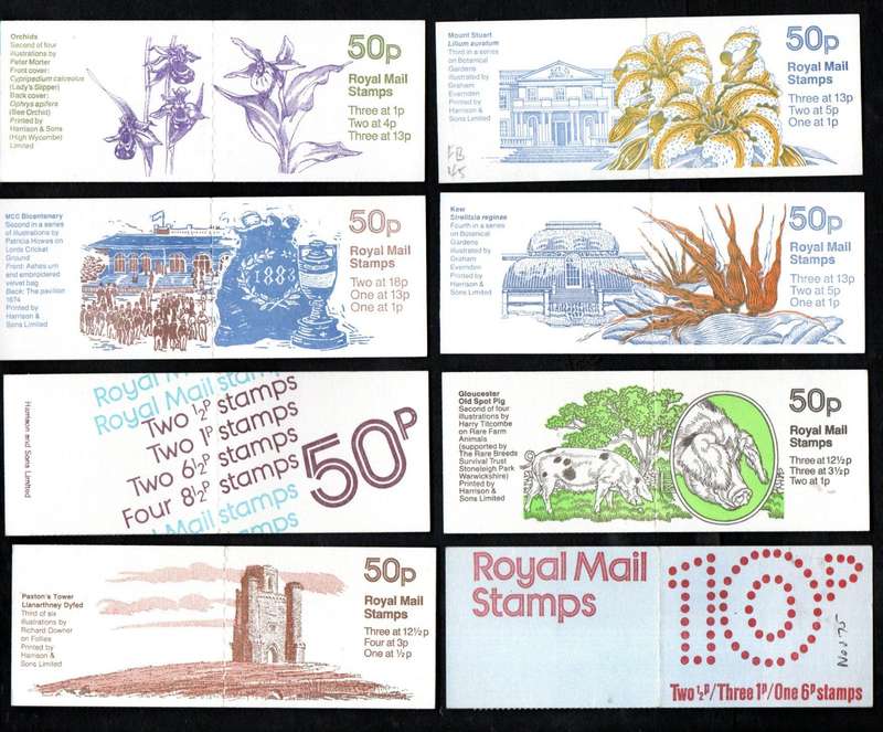 GB clearance of (x62) mint and complete booklets - as per scans - good value lot.