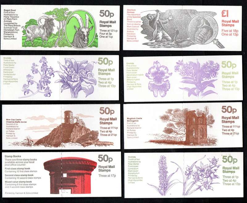 GB clearance of (x62) mint and complete booklets - as per scans - good value lot.