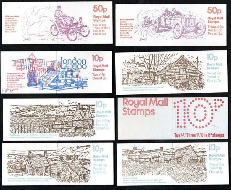 GB clearance of (x62) mint and complete booklets - as per scans - good value lot.