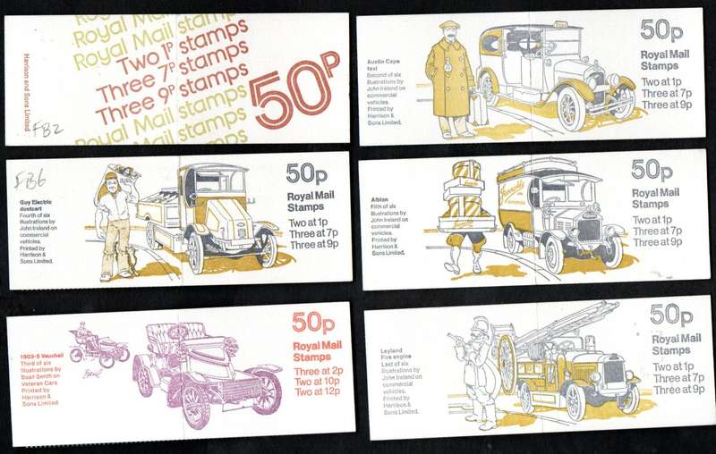 GB clearance of (x62) mint and complete booklets - as per scans - good value lot.