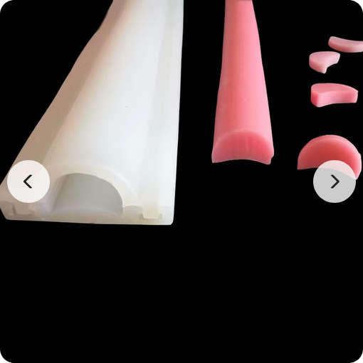Silicone embed tube for soaps: Crescent Moon