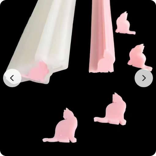 Silicone embed tube for soaps: Cat