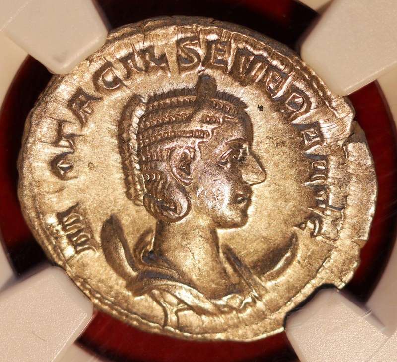 AR Antoninianus, NGC Certified AU Otacillia Severa