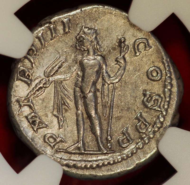 Severus Alexander AR Denarius Roman Coin NGC certified