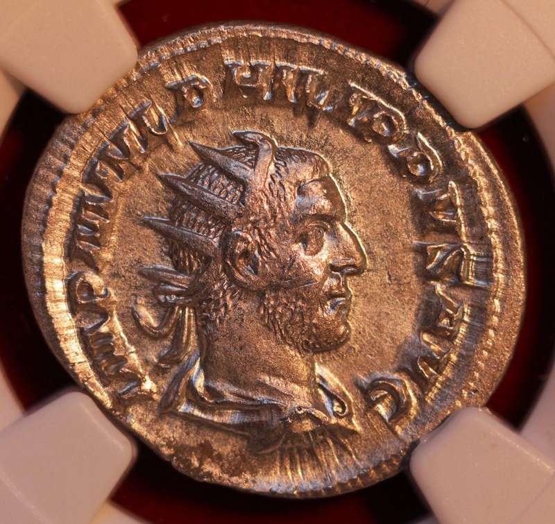 Philip I (AD 244-249). AR antoninianus. NGC Choice AU. Rome
