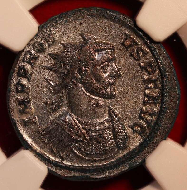Probus (AD 276-282). BI antoninianus (4.15 gm) NGC MS 45, 55