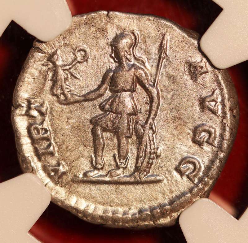 AR Denarius, NGC Certified XF Septimius Severus Roman coin