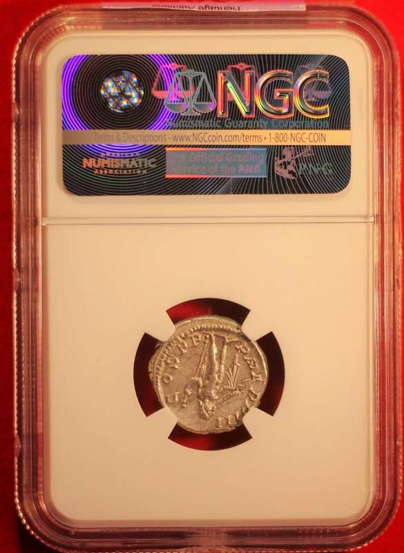 Severus Alexander AR Denarius Roman Coin NGC certified