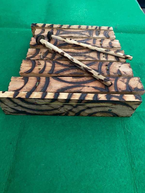 AFRICAN WOODEN XYLOPHONE