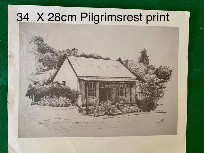 PRINT OF HOUSE IN PILGRIMSREST