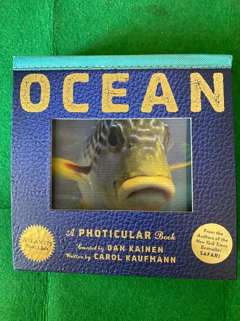 OCEAN A PHOTICULAR BOOK CAROL KAUFMAN MOVING 3D VISUAL ANIMATION