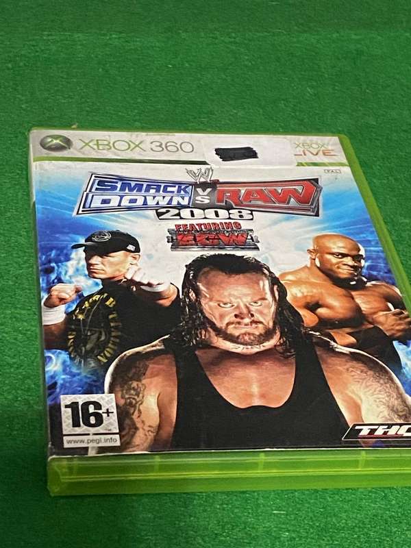 Smack Down vs Raw 2008 Xbox 360 game
