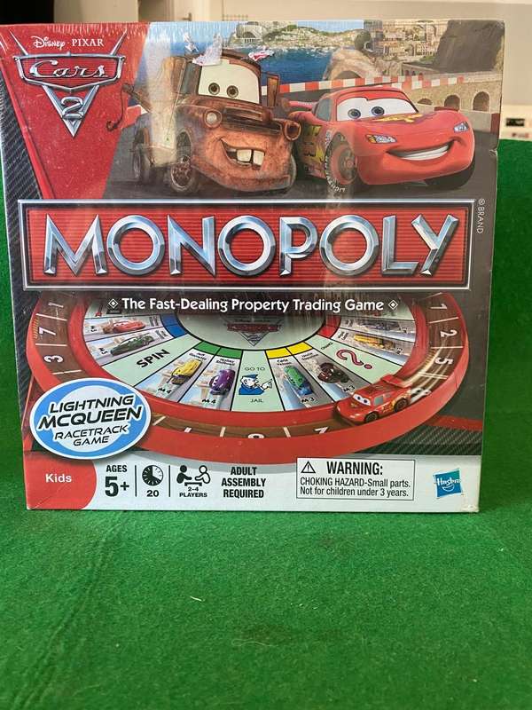 ORIGINAL DISNEY CARS MONOPOLY