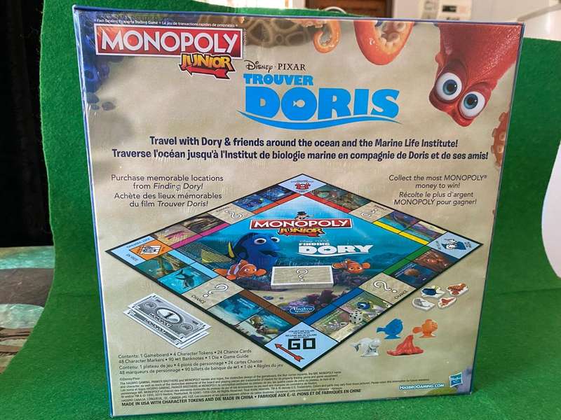 ORIGINAL DISNEY FINDY DORY MONOPOLY