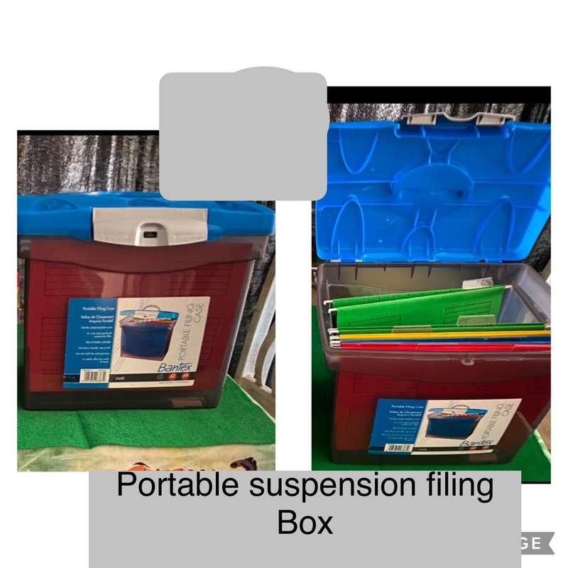 PORTABLE BANTEX SUSPENSION FILING CASE