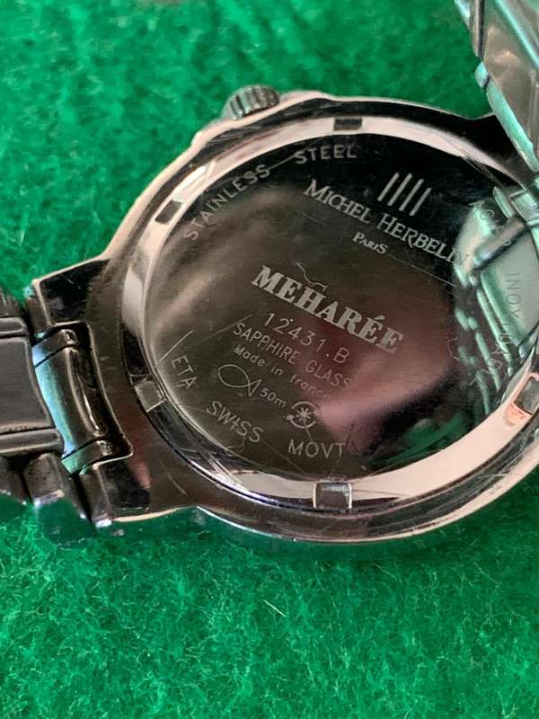 VINTAGE MICHEL HERBELIN HEHAREE MENS WATCH