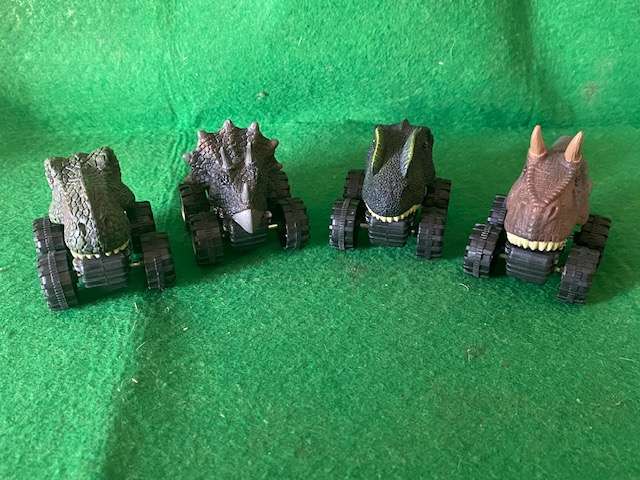 SET OF 4 MONSTER CARS MINI