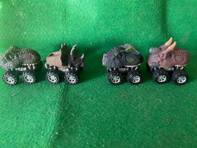 SET OF 4 MONSTER CARS MINI