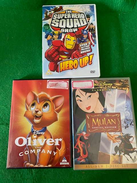 3 X KIDS DVD SET