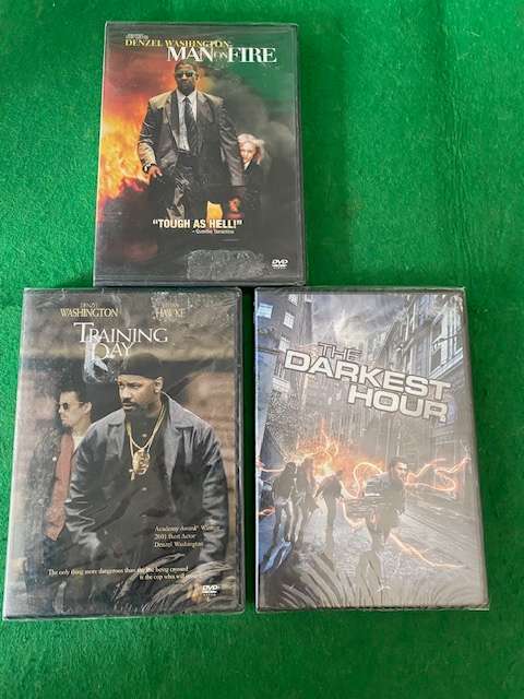 SET O 3 DVD MOVIES TRAINING DAY PLUS 2