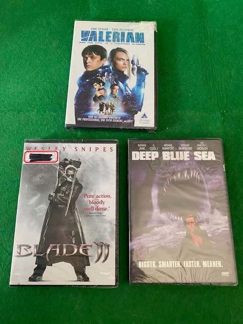 DVD SET OF 3 MOVIES BLADE AND TWO MORE